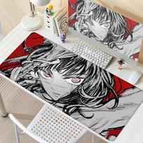 Anime Chainsaw Man Reze Large Mouse Pad XXL Laptop Nonslip PC Keyboard Carpet Office Gaming Accessories Kawaii Makima Table Pad 400x800x2MM