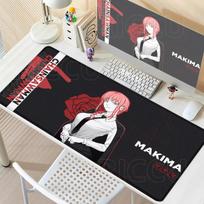 Anime Chainsaw Man Reze Large Mouse Pad XXL Laptop Nonslip PC Keyboard Carpet Office Gaming Accessories Kawaii Makima Table Pad 400x800x2MM