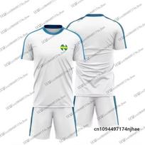 Captain Tsubasa Anime Cosplay Print Men's T-shirt+Shorts Sets Sports Suit Quick-Drying Football Jersey Casual Kids/Adult Clothes 160