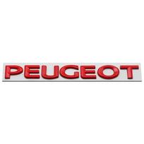 Metalinė automobilio galinės raidės emblema Lipdukas Galinės bagažinės ženkliuko apdaila Peugeot 107 208 301 307 308 407 108 206 207 408 2008 5008