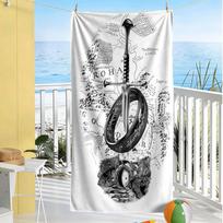 Lord Rings Beach Towel Quick-Dry Soft Microfiber Comfortable Lightweight 80cmx160cm(31x63inch)
