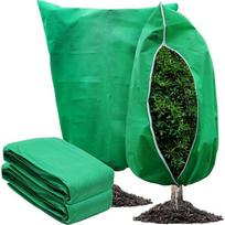 Garden Plant Protection Cover Cold Proof Tree Canopy for Autumn and Winter Plant Antifreeze Bag Non Woven Plant Cold Cover 80cm*100cm zipper drawstring lock