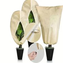 Garden Plant Protection Cover Cold Proof Tree Canopy for Autumn and Winter Plant Antifreeze Bag Non Woven Plant Cold Cover 80cm*100cm zipper drawstring lock