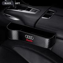 Car Seat Gap Organizer Auto Carbon Fibre Storage Box Accessories for q2 A4 B8 8P A3 A5 A6 C7 A1 A7 A8 A2 Q2 Q3 Q5 Q7 Q8 TT S