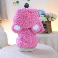 Pet Clothes Dogs Cats Fleece Short Dinosaur Design Two-Legged Outfit XS - 2-3 lbs