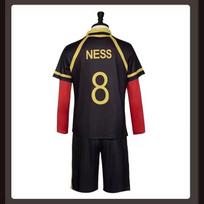 Blue Lock Anime Cosplay Costume Nagi 8 Ness 10 Kaiser Isagi Reo Sae Shidou Cosplay Jersey Shorts Matching Set Uniform Train Suit L&Blue Lock cosplay black