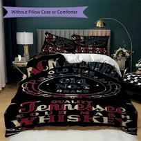 JACK DANIELS whisky Prints bedding, duvet cover and pillowcases, birthday gift (1 duvet cover + 2 pillowcases, pillow insert not included)JM003 200x200cm