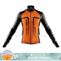 MEN Winter Cycling Jacket Clothing Thermal Bicycle Wear Bicycle Suit Men Women Keep Warm 0-15° Windproof Bike Jersey L