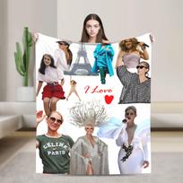 Celines Dion 2026 Paris Tour Blankets Music Fleece Awesome Warm Throw Blankets for Coverlet  Winter 150X200CM