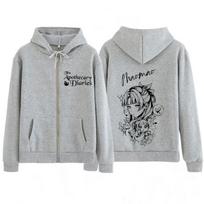 Anime The Apothecary Diaries Print Zipper Hoodie Men Women Fashion Vintage Sweatshirts Long Sleeves Loose Casual Zip Up Jackets L