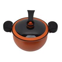 Domestic Non Stick Micro Pressure Cooker Multi Functional Big Capacity Micro Pressure Cooking Pots Kitchenware Type 1 black