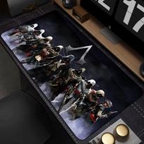 Pelės padėkliukas A-assassin S Creed Pelės kilimėlis Anime PC žaidimų įrangos priedai Kompiuterio stalas Žaidėjo stalo kilimėlis Dideli kilimėliai Biuras XXL kilimėliai 600x300x2mm