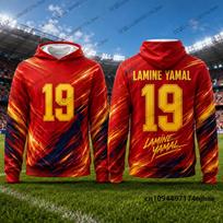 Neymar of Brazil Football Sweatshirts Y2K Children's Hoodies Men's And Women's Hoodies M red