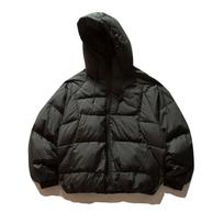 QIYOU 2025 Japanese Retro Oversized Hooded Down Jacket - Winter Casual Outerwear XXL