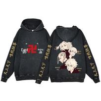 Tokyo Revengers Harajuku Washed Anime Hoodie for Men 3XL