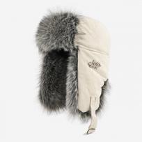 Unisex Winter Warm Fleece Lined Hat With Ear Flaps Soft Suede Fabric Ski Cycling Cap Cold Weather One Size 56-60cm gray