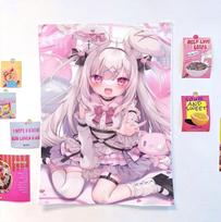 Tapestry virt-ual host character anime character 2D peripheral interior decoration tapestry fabric 130X150CM