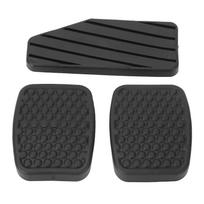 Accelerator Brake Clutch Pedal 49451 60B00 Anti Slip Throttle Foot Pad Set Replacement for Suzuki Vitara Sidekick black