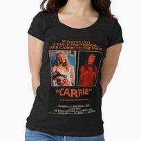 Carrie 1976 Fitted Scoop T-Shirt M beige