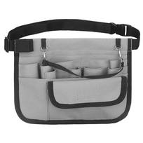 Multi Pocket Nurse Fanny Pack Adjustable Waist Strap Nursing Belt Bag Tool Waist Bag  Nursing Home gray