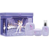Alfaparf Milano Semi di Lino Smooth Holiday Kit dovanų rinkinys nepaklusniems, šiauštis linkusiems plaukams