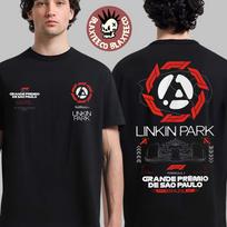 Linkin Park X F1 Grande Premio De Sao Paulo Brazil From 7-9 November 2025 Two Sided T-Shirt 120 black