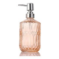Textured Glass Hand Soap Dispenser Press Hand Sanitizer Bottle Liquid Storage  Home Use gintaras