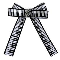 Unique Piano Themed Hair Clip Soft Breathable Hair Barrette Black White Headdress For Adults And Kids Alike