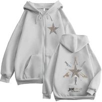 Anime Jojo Bizarre Adventure Johnny Joestar STEEL BALL RUN Zipper Hoodies Men Women Fashion Zip Up Hooded Sweatshirt Jacket Coat 3XL