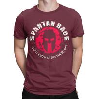 Spartan Race Know At The Finish Line Graphic 100 Cotton Tshirt Spartan Tops Tees For Unisex S