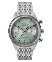 TIMEX Marlin Jet Chronograph Watch Quartz 5ATM Waterproof Acrylic Glass Green Dial Men's TW2Y89800 gray