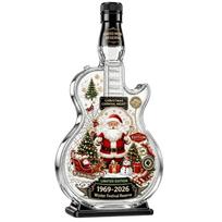 Pumpkin Halloween Guitar Shaped Decanter Bat Clear Glass Bottle Spirits Container  Home Bar StyleE