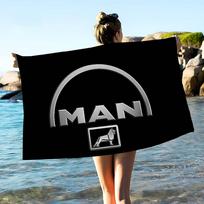 M-Man T-Truck Logo Microfiber Beach Towel Absorbent Quick dry Soft Yoga Swimming Resort Mountain Climbing Towel 50x100cm