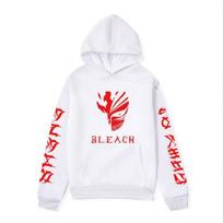 Anime Bleach Zaraki Kenpachi Funny Graphic Hoodies Vintage Oversized Hooded Hip Hop Long Sleeves Cotton Hoodie Men Women Clothes S