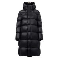 Black Gold Goose Down Jacket: Long, Thickened Winter Coat for Extreme Cold, Unisex Style for Men & Women, High Fill for 2024. XXL (Weight: 160-180 jin) black