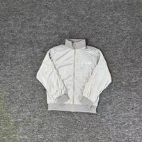 Embroidered Letter Velvet Stand Collar Jacket Unisex Loose Zipper Coat Fall Winter Casual Outerwear Large gray