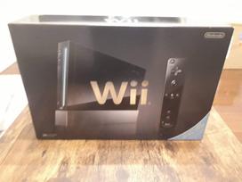 nintendo Wii Console Black RVL-S-KAAH with Remote Plus & Nunchuk Full Set Home Gaming System