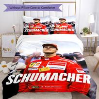 3pcs Michael Schumacher Bedding Set Duvet Cover Closure Includes 1 Duvet Cover & 2 Pillowcases, Soft and Comfortable for All Seasons. 140cmx200cm