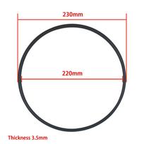 Lid Seal Pool Pump O-Ring Sand Filter System Lid Pre-Filter Lid Pool Pump Filter Cover 170 230 MM 6 diameter 230mm black