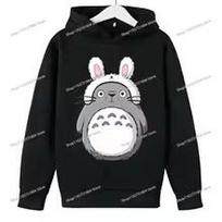 Totoro Hooded Hoodie for Children Anime Cartoon printed Fashion Sweatshirt Boys Girls Autumn Hip Hop Hoodies Kids Clothes gifts 130