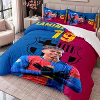 Lamine Yamal 3Pcs Bedding Set Duvet Cover With Two Pillowcases For Bedroom Home Decoration 135cmx200cm