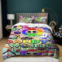 Exquisite D-Dandy's W-World Duvet Cover Pillowcase Anime 2/3piece set Bedding Set Kids Boy Girl Single/Double/Queen Size 100x135cm (2pcs)