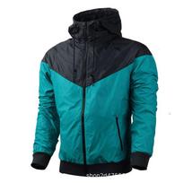 Men's Casual Sporty Windbreaker Hooded Running Jacket for Teenagers M black