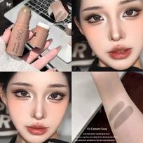 Cappuvini Double-Head Face Bronzer Contour Stick Cream Makeup Lasting Smooth Concealer Facial Brighten Contouring With Brush 1