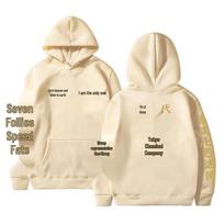 Tokyo Revengers Mikey Fleece-Lined Anime Hoodie S beige