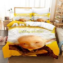 Arthur et les minimoys Bedding Set Duvet Cover Full Queen King Size Pillowcase Bed Printed Set Aldult Kid Bedroom Single Twin EU Single 135x200cm