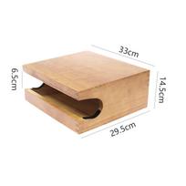 Bike Wall Mount Rack Portable Easy Installation Cycling Bicycle Storage Wood Color