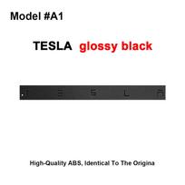 Automobilio lipdukas 3D ABS automobilio emblema Tesla raidės priekinis variklio dangtis galinės bagažinės dangtis lipdukai ženklelis lipdukas Model 3 S X Y automobiliui