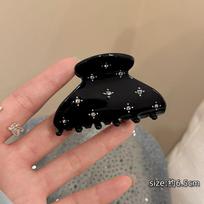 Korean rhinestone hair claw clip elegant versatile hairpin half updo shark clip hair accessories new trendy