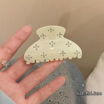 Korean rhinestone hair claw clip elegant versatile hairpin half updo shark clip hair accessories new trendy